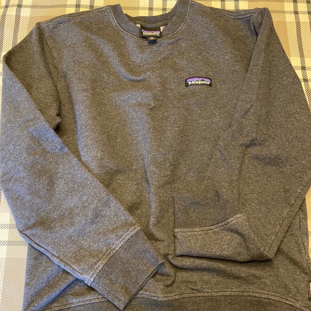 Grey crew neck